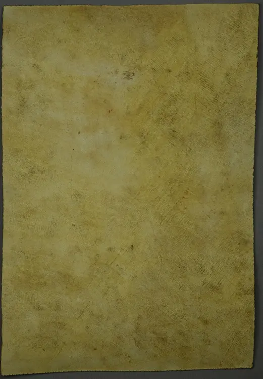 Peinture éthiopienne sur cuir avec dessins traditionnels: Sermon sur la montagne